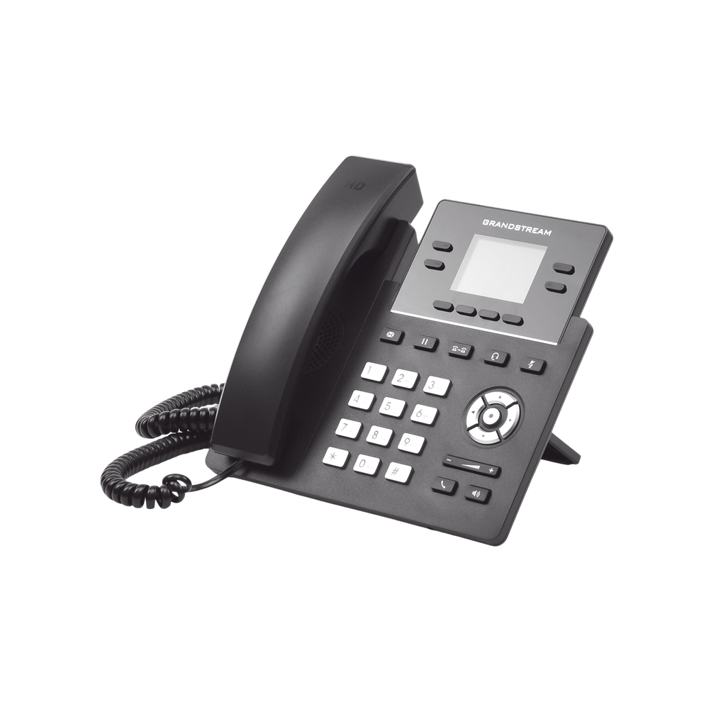 Modelo: GRP-2612W Teléfono IP Wi-Fi, Grado Operador, 4 líneas SIP con 2 cuentas, pantalla a color 2.4″, codec Opus, IPV4/IPV6 con gestión en la nube GDMS