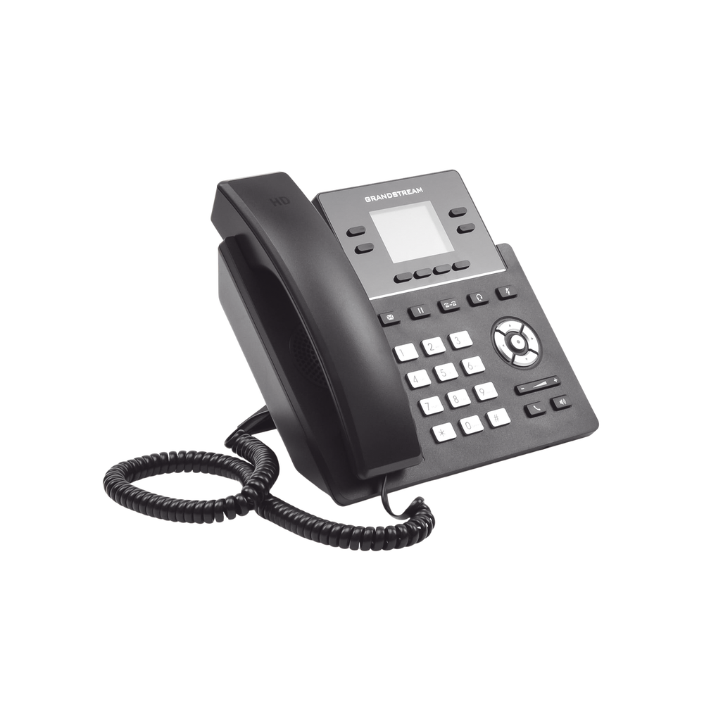 Modelo: GRP-2612W Teléfono IP Wi-Fi, Grado Operador, 4 líneas SIP con 2 cuentas, pantalla a color 2.4″, codec Opus, IPV4/IPV6 con gestión en la nube GDMS