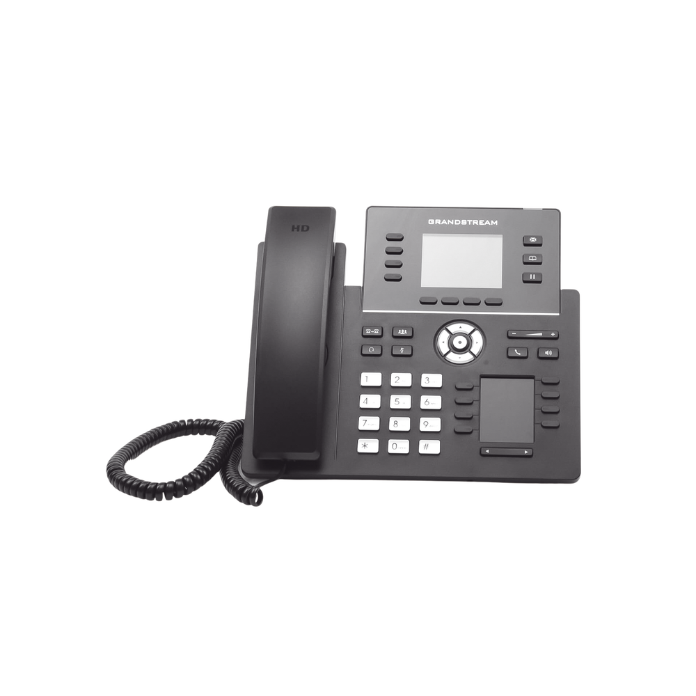 Modelo: GRP-2614 Teléfono IP Wi-Fi, Grado Operador, 4 líneas SIP con 4 cuentas, pantalla a color 2.8″, puertos Gigabit, Bluetooth, PoE, codec Opus, IPV4/IPV6 con gestión en la nube GDMS