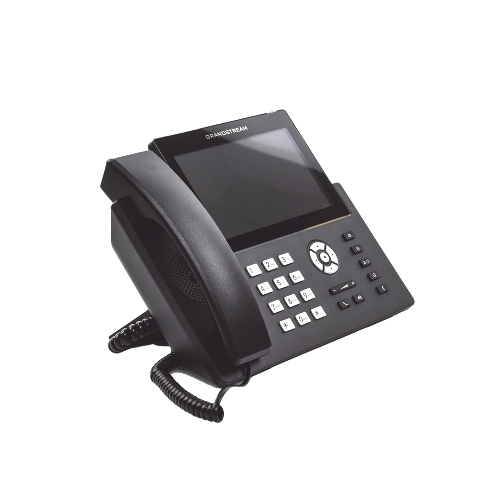 Modelo: GRP2670 Teléfono IP Wi-Fi, Grado Operador, 12 líneas SIP con 6 cuentas, pantalla táctil 7″, puertos Gigabit, Bluetooth, PoE, codec Opus, IPV4/IPV6 con gestión en la nube GDMS