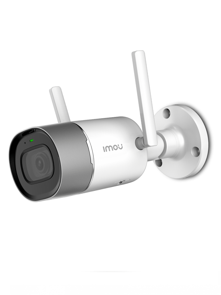 IMOU BULLET - Camara IP bullet 2 megapixeles WiFi / Lente de 2.8 mm / H.265 / IP67 / Puerto ethernet / MICRO SD / IP66 / Microfono integrado / Compatible con Alexa y asistente de Google