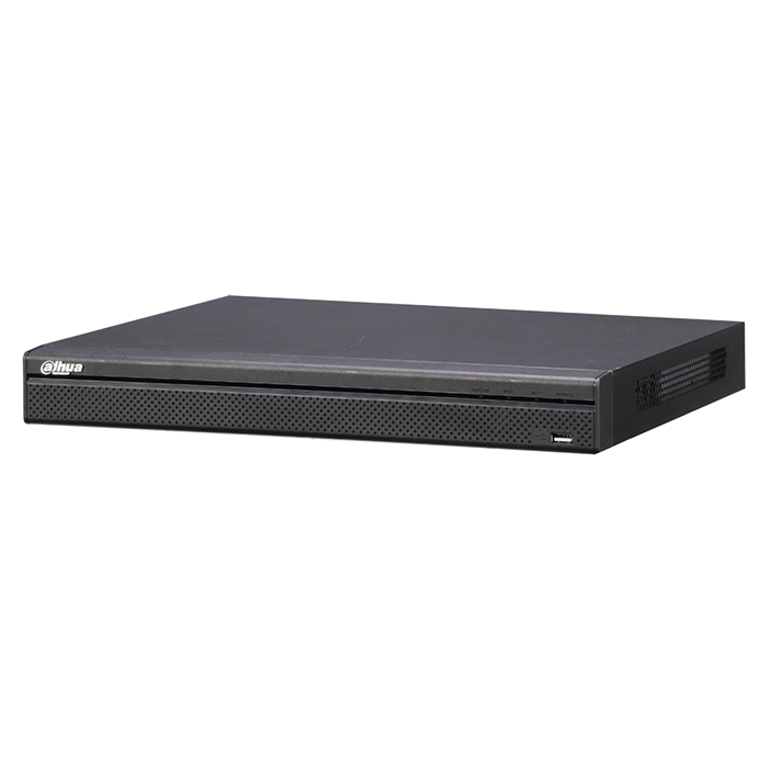 NVR 16 Canales IP 4K / H265 / H264 / Rendimiento grabacion 200 Mbps hasta 8 MP / 16 Puertos PoE / HDMI / VGA / 2 SATA Hasta 12 TB / P2P